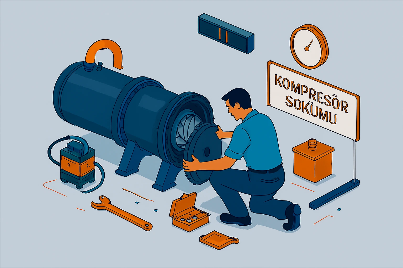 Kompresör revizyonu